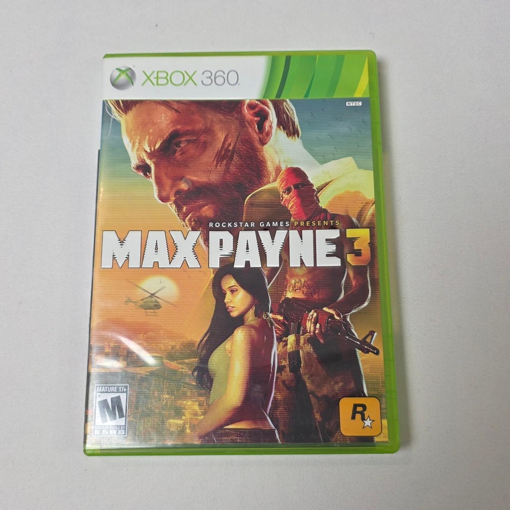 Rockstar Games Max Payne 3 Xbox 360 Complete 2-Disc Set with Manual